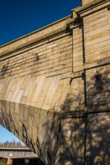 The chamfer and eastern bridge support