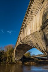 Under the bridge span