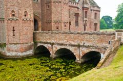 The bridge across the moat