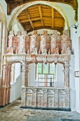 Terracotta tombs in the Bedingfield CHapel