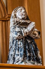 Carved figure from the Bosworth memorial