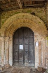 Oxhill, St Lawrence Church, The Norman north doorway