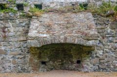 Fireplace in the solar block