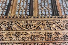 Carving detail on the rood screen