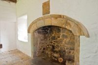Medieval fireplace