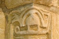 Column capital carving