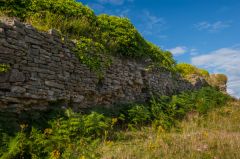 Remains of the curtain wall