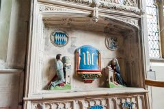 The 1542 Dawtrey tomb in St Mary's church
