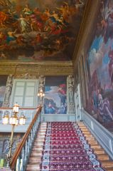 Ascending the main stair