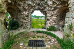 The north gatehouse interior, c. 1200