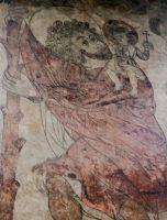 Wall painting - St Christopher