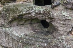 Gunport in the castle wall