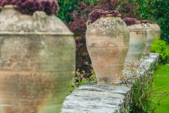 Urns in the garden