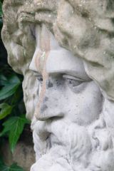 Classical statue in the gardens