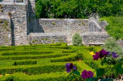 Another view of the parterre in summer