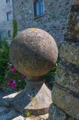 Carved decorative stonework