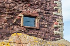 Portencross Castle, A small seaward window opening