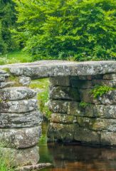 A closeup of the bridge