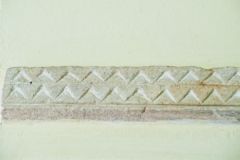 Viking string course carvings