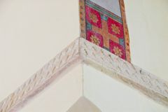 Chancel arch Viking string course