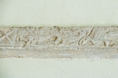 Viking string course carvings