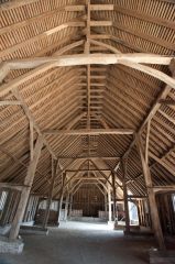 The barn interior