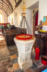 The late 15th century font and unusual cover