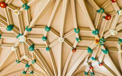 Queens' College, A complex lierne vaulted ceiling