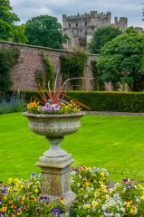 The castle from the walled garden