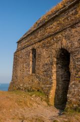 Rame Head Chapel, The north wall and entrance