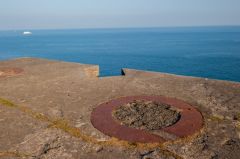 Rame Head Chapel, WWII gun emplacement