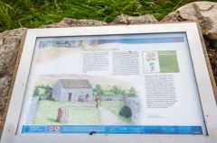 The Strathnaver Trail information panel for the Stone