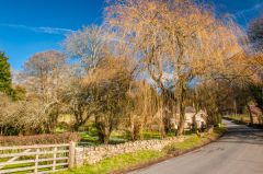 Entering the village