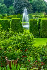 The Buttress Border and Swimming Pool gardens