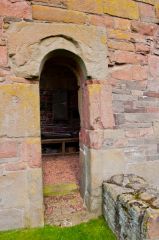 An ancient tower doorway