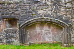 Tomb niche in the chancel