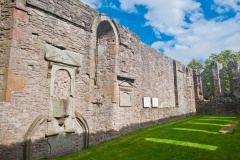 The chancel and Dempster burial ground