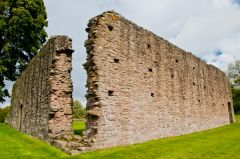 South and west cloister range walls
