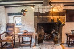 The parlour fireplace