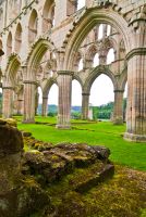 Inside the abbey church