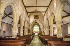 Looking east up the nave