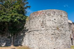 The medieval city walls