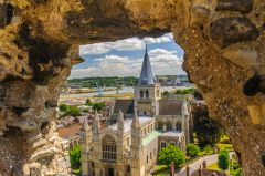 The cathedral from the castle keep