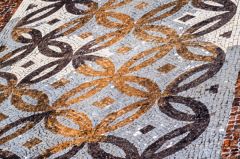 Detail of mosaic from the Triclinium