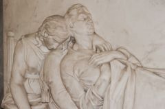 Detail of the carving on General Coote's memorial