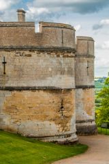 Rockingham Castle, The medieval gatehouse towers