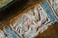 Censing angel carving