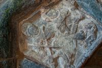 Carving detail from arch