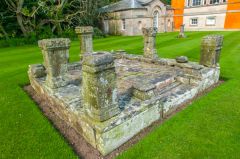 Roman columns in the grounds