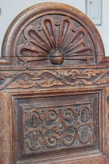 Rollestone, St Andrew's Church, Jacobean carved bench end